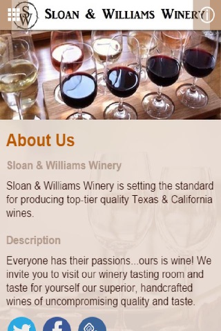 Sloan & Williams Winery screenshot 2