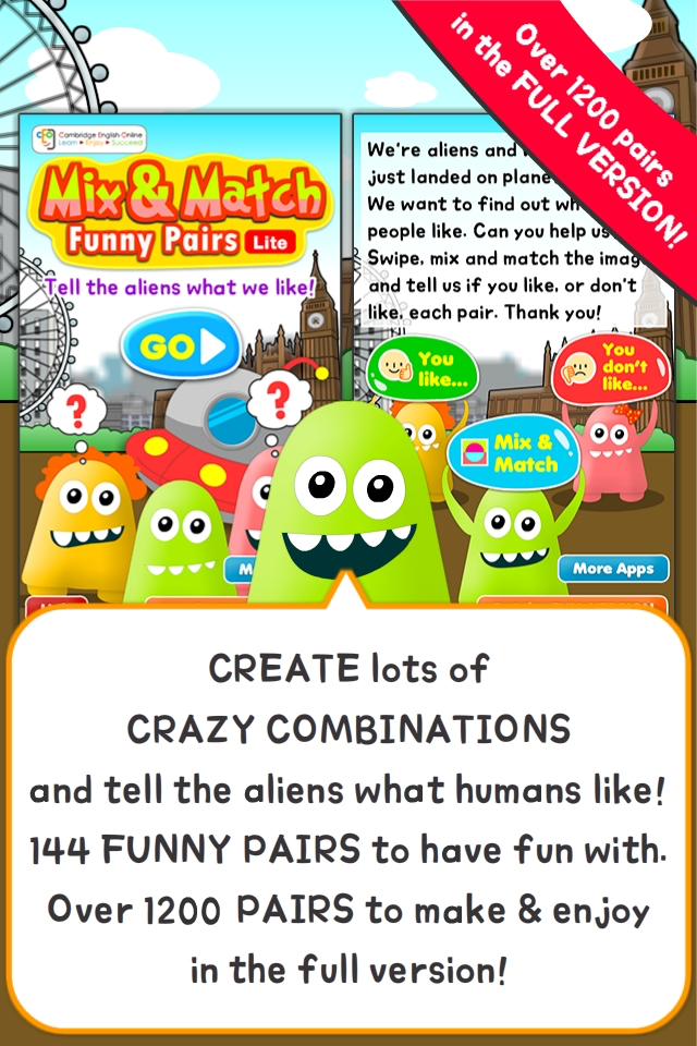 Mix  Match Funny Pairs Lite