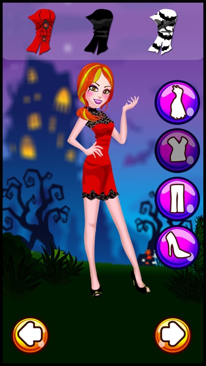 A Monster Make-up Girl Dress up Salon - Style me on a little spooky holiday night makeover fashion party for kids