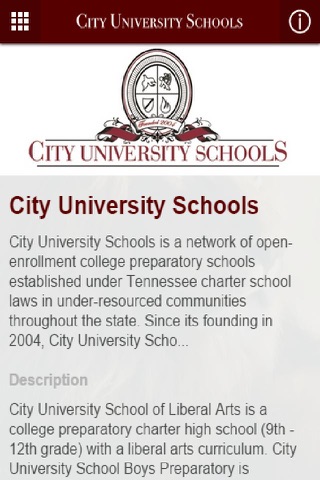 City University Schools screenshot 2
