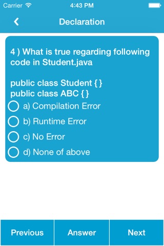 Quiz 300 - Java Questions screenshot 3