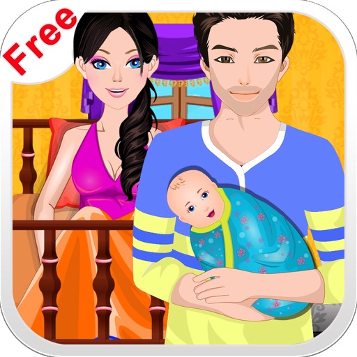 Cute Girl Giving Birth iOS App