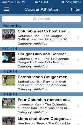 Columbia College screenshot 3