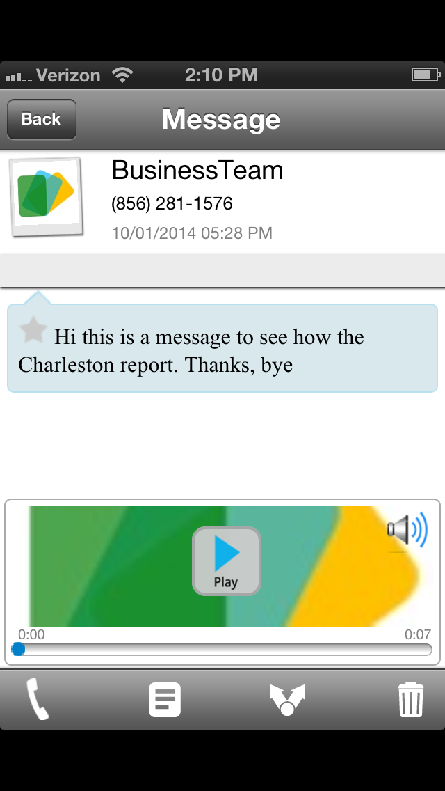 Nteract Visual Voicemail