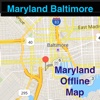 Maryland/Baltimore Offline Map with Real Time Traffic Cameras Pro - Great Road Trip