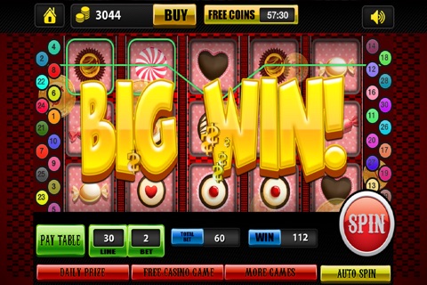 Amazing Candy, Sweets and Cookie Jackpot Casino Games HD - King Cash Money Jam Slots Free screenshot 2