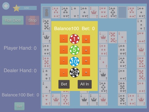 Blackjack Boardgame screenshot 2