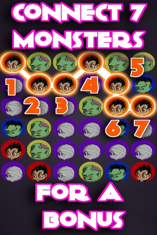 Halloween Monster Match: a Spooky Game of Color Connecting screenshot 4