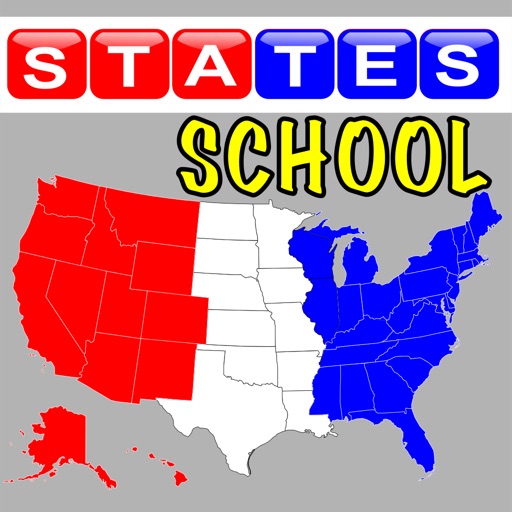 States and Capitals Quiz School Edition iOS App