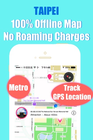 Taipei travel guide and offline city map, Beetletrip Augmented Reality Metro Train and Walks screenshot 4