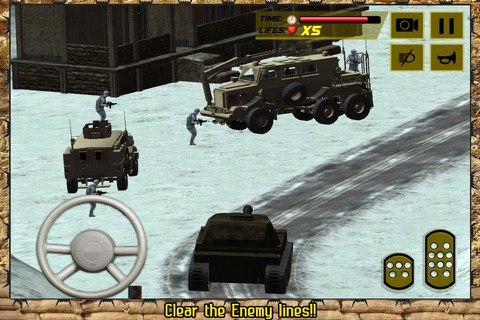 Military Tank Driver Simulator 3D – combat in the field of armored battle & destroy the enemy war machine screenshot 4