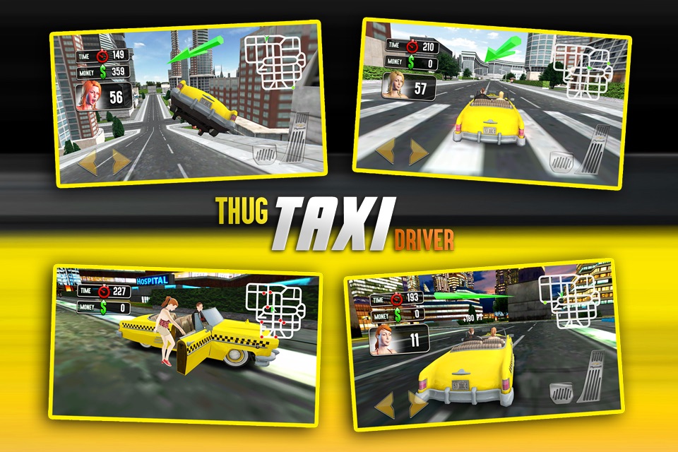 Thug Taxi Driver - AAA Star Game screenshot 4