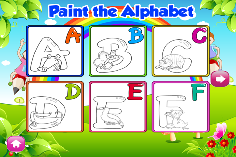 ABC Alphabet and Numbers Coloring Book -Teach Preschoolers using Creativity FREE screenshot 4