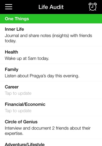 Life Audit screenshot 2