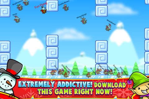 Christmas Race – Fun Flying Santa Claus Game screenshot 4