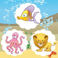 A Find the Mistake Ocean Game for Children Learn and Play with Water Animals