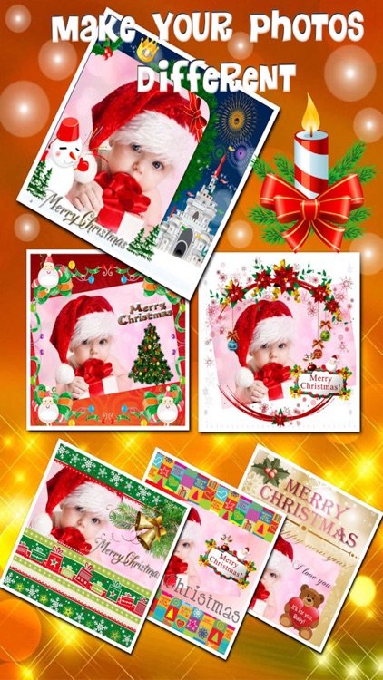 Christmas Photo Frames and Stickers HD screenshot-4