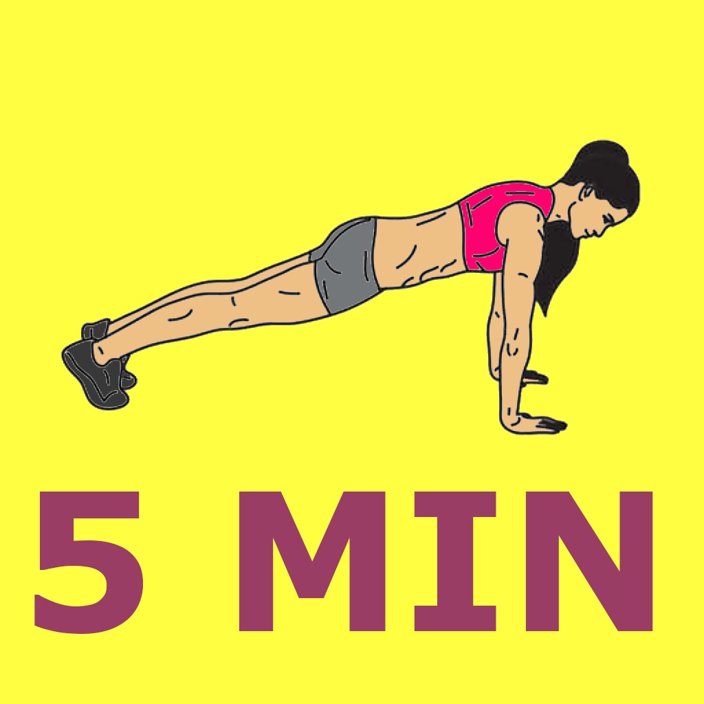 5 Min Super Plank Workout for Girls - Your Personal Fitness Trainer for Calisthenics exercises - Work from home, Lose weight, Stay fit!