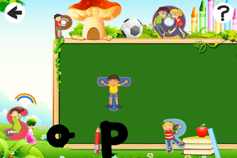 ABC Alphabet Learning Kids Game Tricky Puzzle! My Toddler`s First App screenshot 3