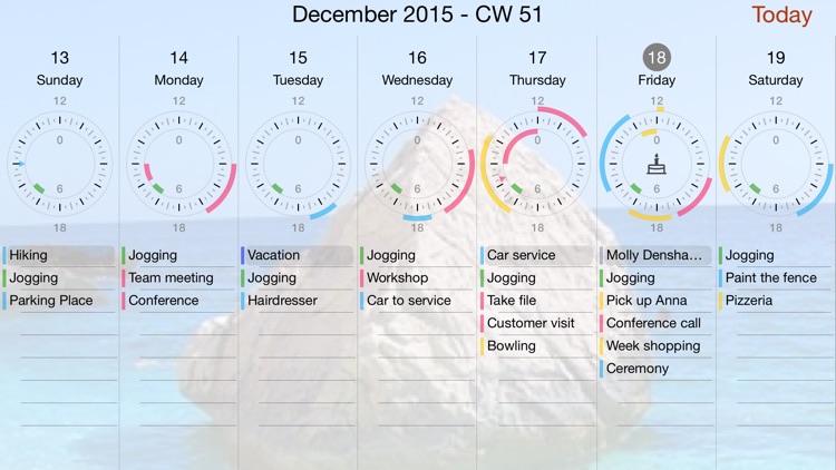 Jiffies Lite - Calendar in the watch