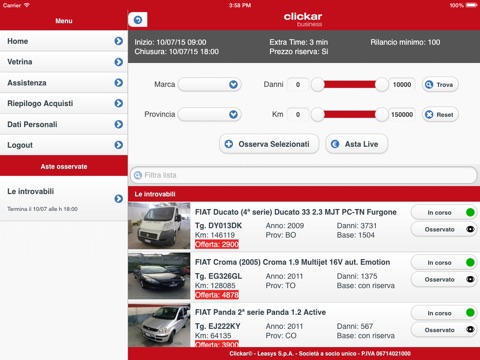 Clickar.biz for iPad screenshot 2