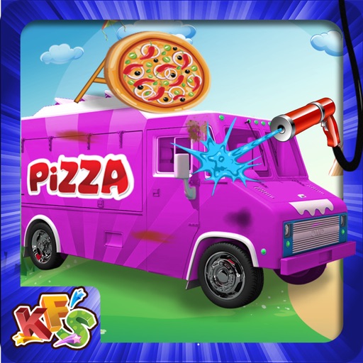 Pizza Truck Wash - Dirty, messy and dusty car washing and crazy clean up adventure game iOS App