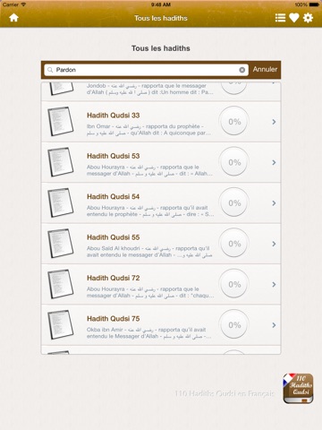 Telecharger 110 Hadiths Qudsi Divins Sacres En Francais Pour Iphone Ipad Sur L App Store Livres