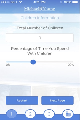 California Child Support Calculator screenshot 2
