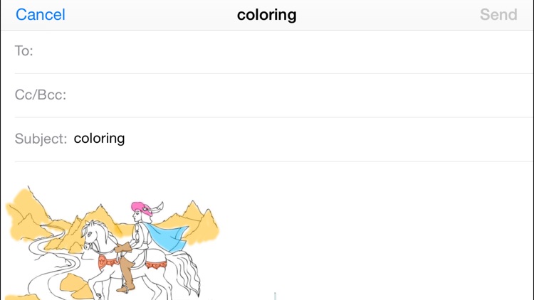 Snow White and the Seven Dwarfs. Coloring book for children Lite screenshot-3