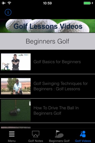 Beginners Golf:A guide to learning Golf for Newbies screenshot 3