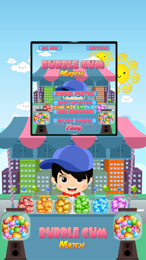 Bubble Gum Match - Jelly Matching Games for Kids and Toddler(圖1)-速報App