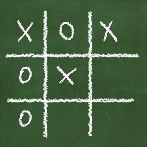 Tic Tac Toe Chalkboard Classic icon