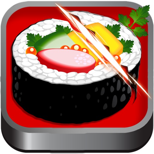 Sushi Samurai Chef: Japanese Restaurant Chop Icon