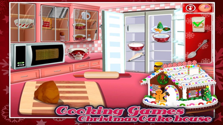 Cooking Games：Christmas Cake Hous screenshot-3