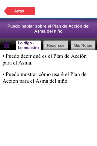 Nuestro Camino y el asma screenshot 3