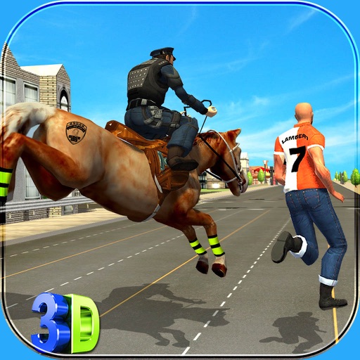 Police Horse Crime City Chase - Clean City from robbers and criminals set free in town iOS App