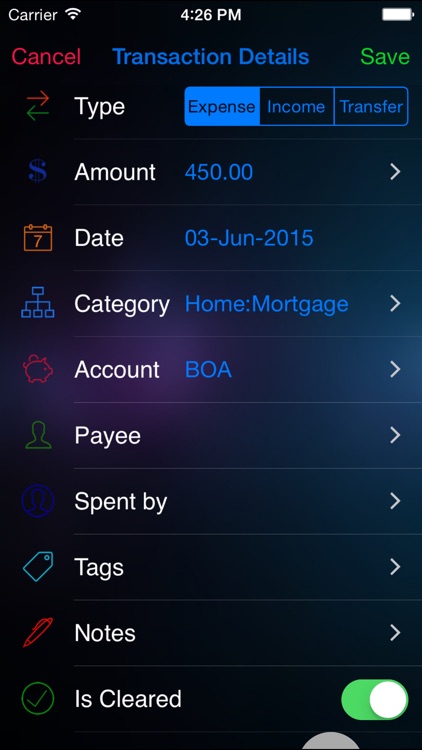 Budget n Expense Pro : Personal Expense Tracker and Account Manager