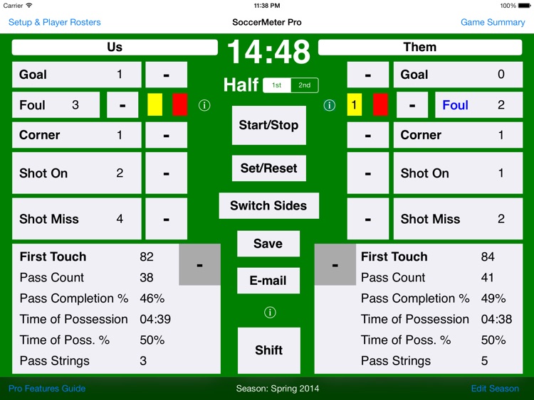 SoccerMeter Pro