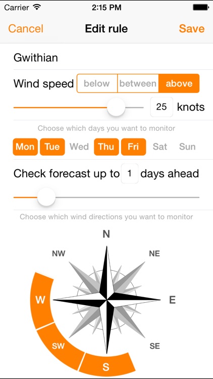 WindPush - Wind Forecast Notifier