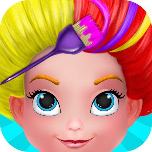 Girl hairstyle Salon haircut games by sky hill