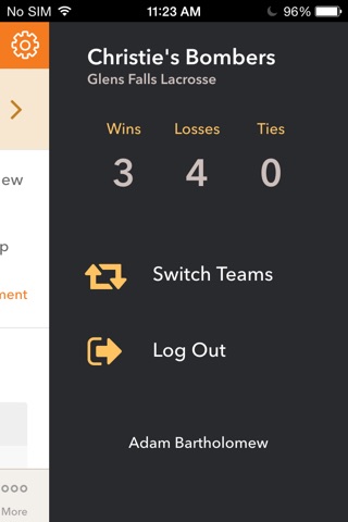 TeamWALL - Team Sports Management screenshot 4