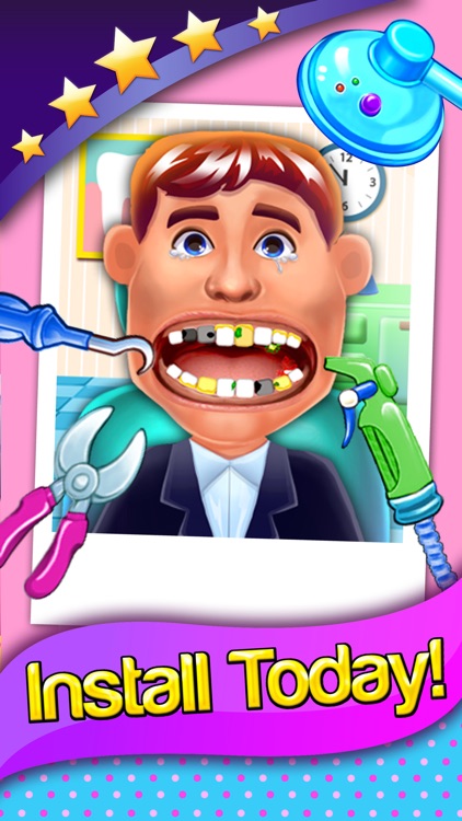 Wedding Day Dentist - fashion doctor make-over & little kids teeth make-up