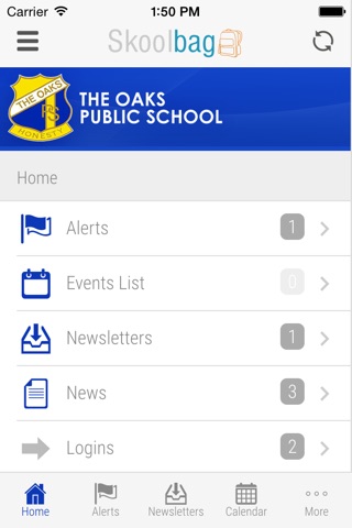 The Oaks Public School - Skoolbag screenshot 2