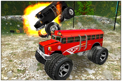Monster Bus Racing ( 3D Game ) screenshot 2