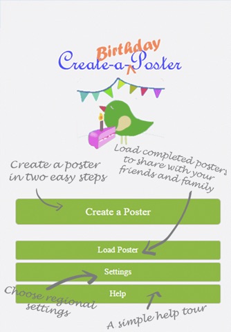 Create a Poster - Birthday screenshot 2