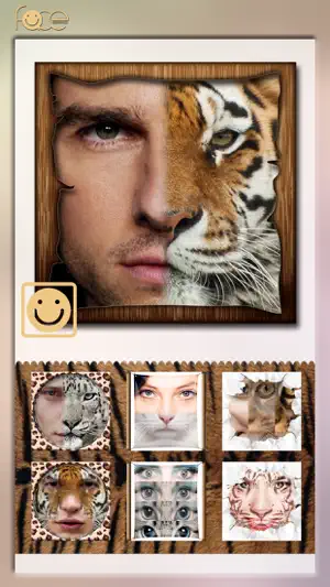 Captura de Pantalla 5 InstaFace:face eyes blend morph with animal effect iphone