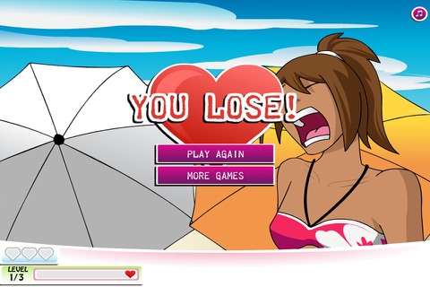 Lover Kissing at the Beach screenshot 2