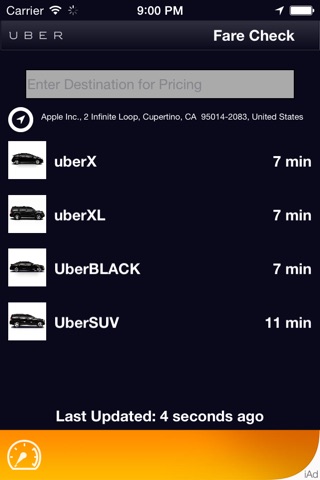 Fare Check - Instant Uber Price and Arrival Estimates screenshot 2