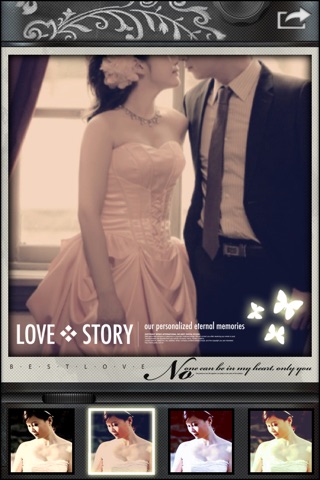 Beautiful Wedding - Camera And Photo Editor For Mixing Filters, Textures and Light Leaks screenshot 3