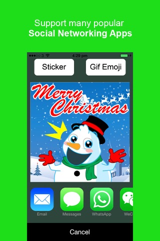 Keyemoji - Sticker and Gif Emoji Keyboard - Christmas and New Year Edition screenshot 3